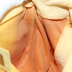 FENDI Mamma Baguette Shoulder Bag Nylon Yellow81189