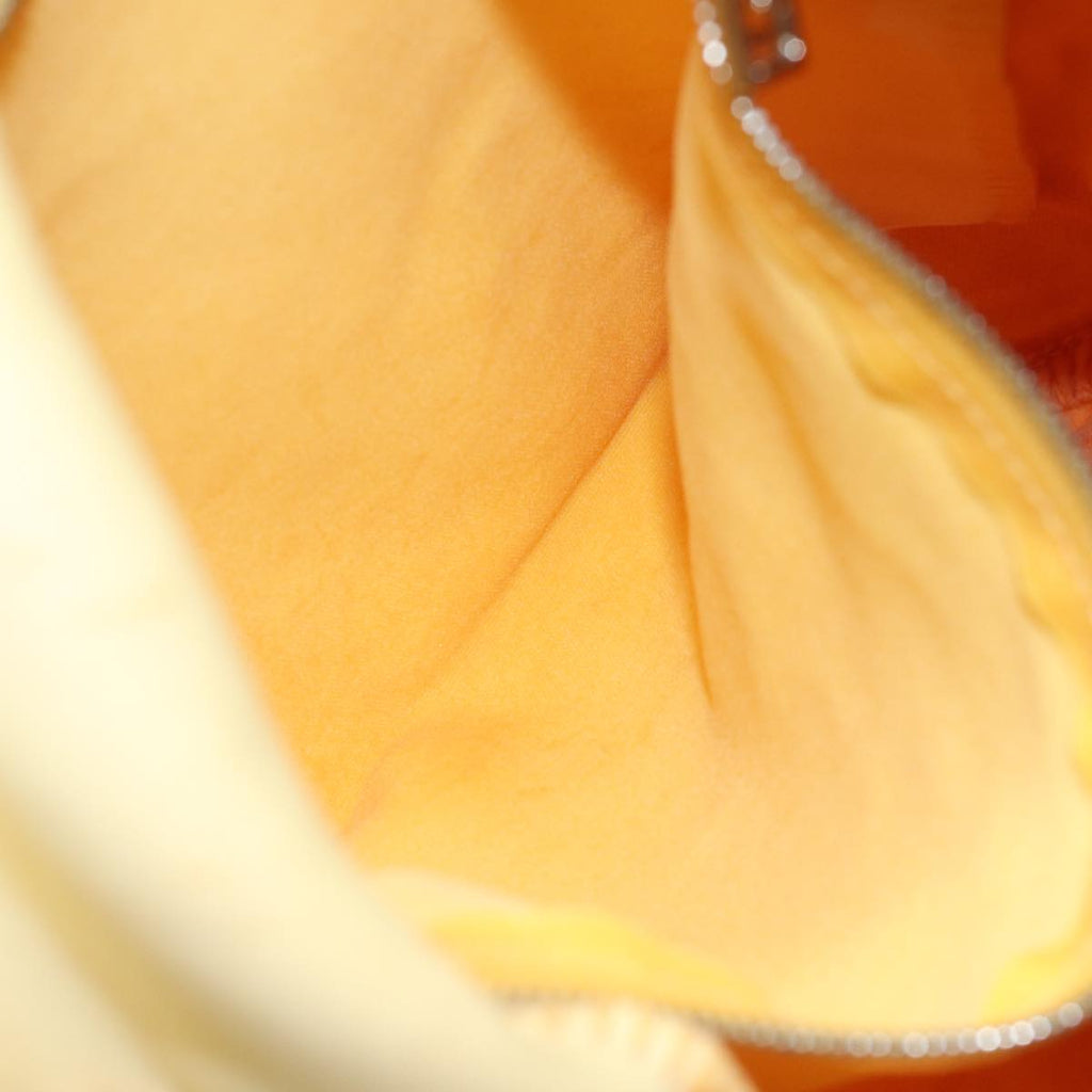 FENDI Mamma Baguette Shoulder Bag Nylon Yellow81189