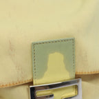 FENDI Mamma Baguette Shoulder Bag Nylon Yellow81189