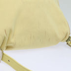 FENDI Mamma Baguette Shoulder Bag Nylon Yellow81189