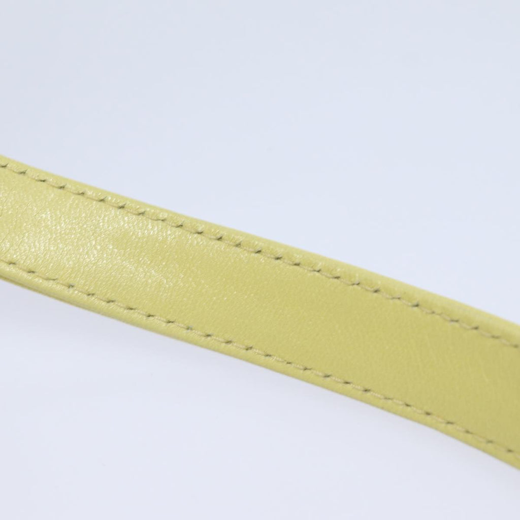 FENDI Mamma Baguette Shoulder Bag Nylon Yellow81189