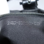 FENDI Zucca Canvas Mamma Baguette Shoulder Bag Black81190