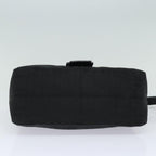 FENDI Zucca Canvas Mamma Baguette Shoulder Bag Black81190