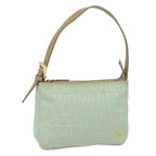 FENDI Zucchino Canvas Hand Bag Light Blue81191