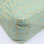 FENDI Zucchino Canvas Hand Bag Light Blue81191