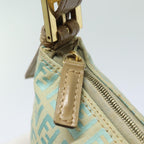 FENDI Zucchino Canvas Hand Bag Light Blue81191