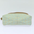 FENDI Zucchino Canvas Hand Bag Light Blue81191