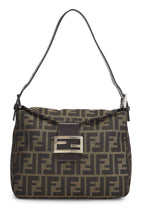 Fendi,  Brown Zucca Canvas Shoulder Bag, Brown
