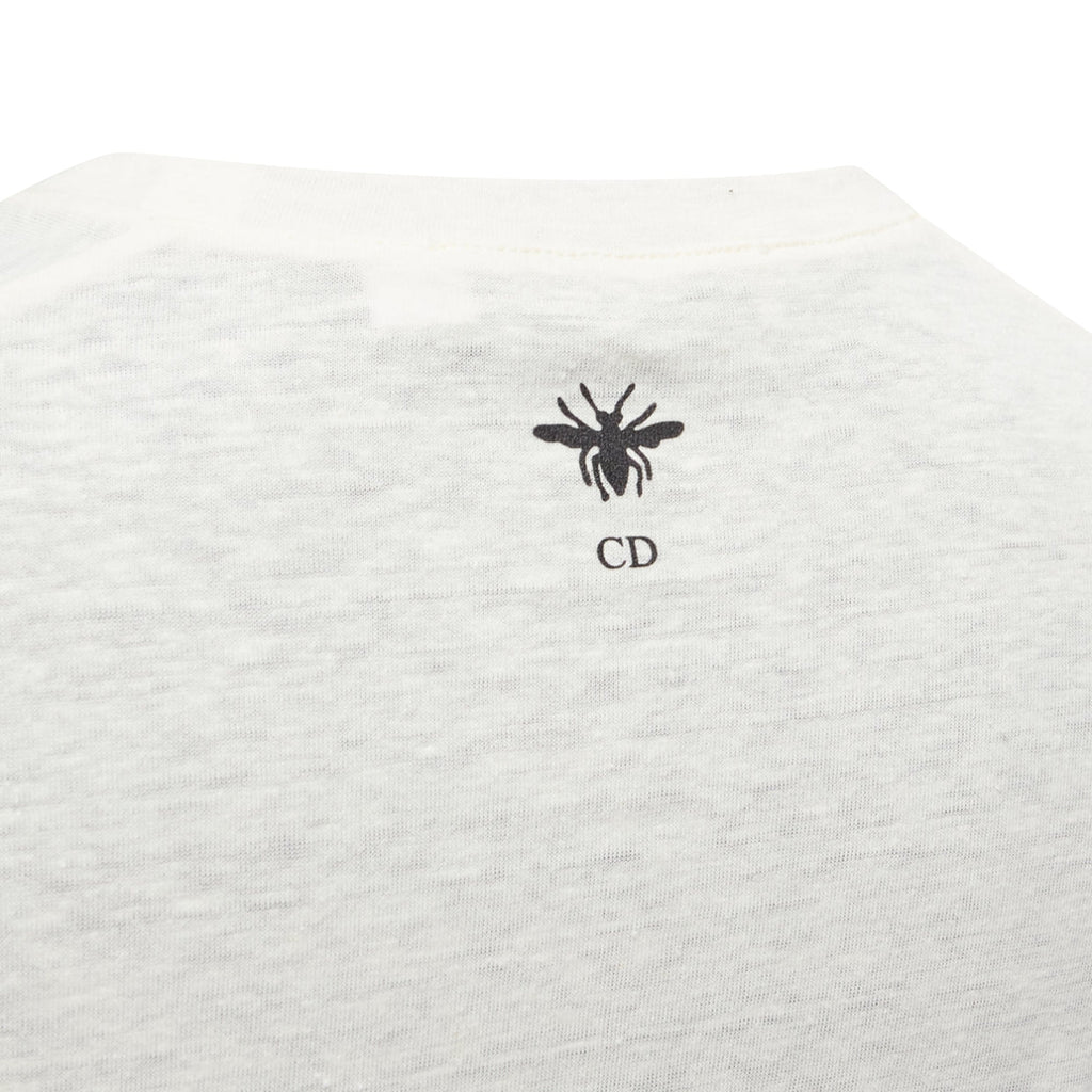 Christian Dior Cotton Linen Brutal Journey Of The Heart Crew Tshirt