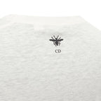 Christian Dior Cotton Linen Brutal Journey Of The Heart Crew Tshirt