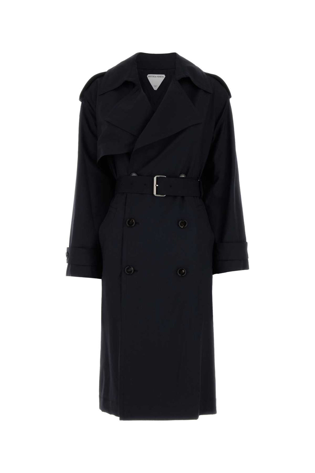 BOTTEGA VENETA Wool Belted Trench Jacket for Women