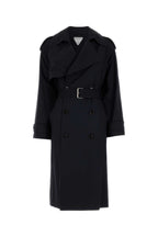 BOTTEGA VENETA Wool Belted Trench Jacket for Women