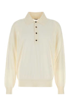 BOTTEGA VENETA Cashmere Long Sleeve Polo Shirt