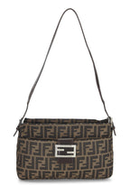 Fendi,  Brown Zucca Canvas Shoulder Bag, Brown
