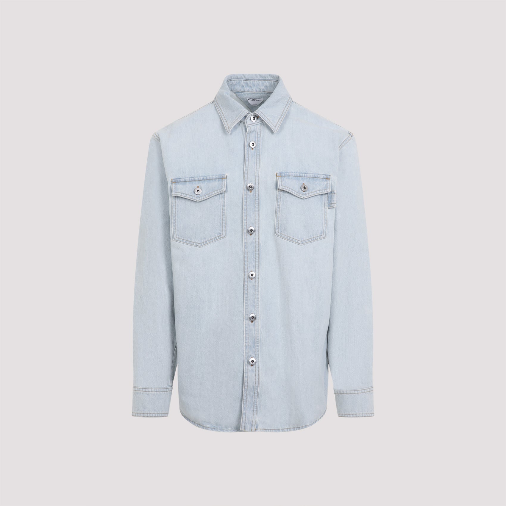 BOTTEGA VENETA Classic Denim Shirt for Men - Spring/Summer 2025