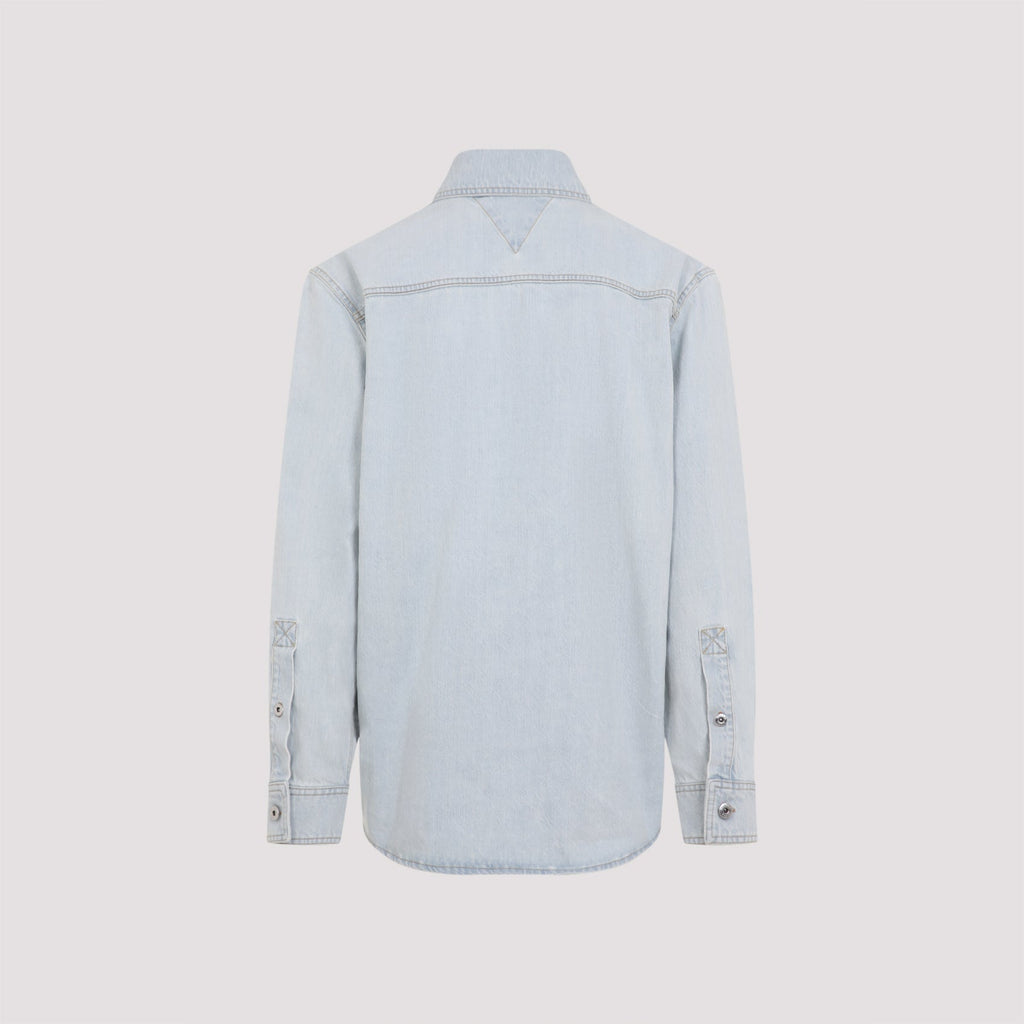 BOTTEGA VENETA Classic Denim Shirt for Men - Spring/Summer 2025