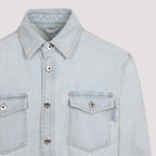 BOTTEGA VENETA Classic Denim Shirt for Men - Spring/Summer 2025