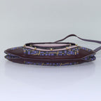 FENDI Zucca Canvas Shoulder Bag Purple81351