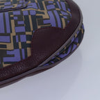 FENDI Zucca Canvas Shoulder Bag Purple81351