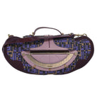 FENDI Zucca Canvas Shoulder Bag Purple81351