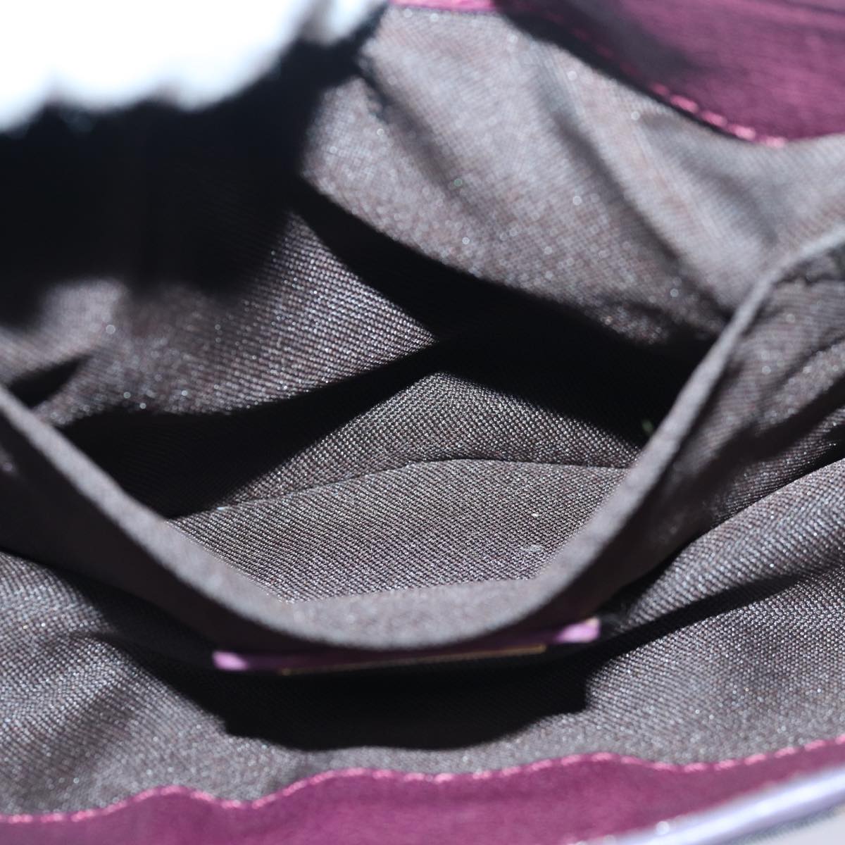 FENDI Zucca Canvas Shoulder Bag Purple81351