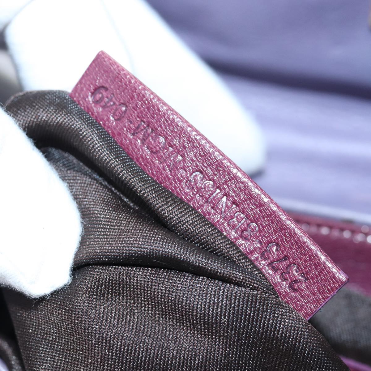 FENDI Zucca Canvas Shoulder Bag Purple81351