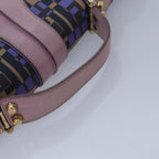 FENDI Zucca Canvas Shoulder Bag Purple81351