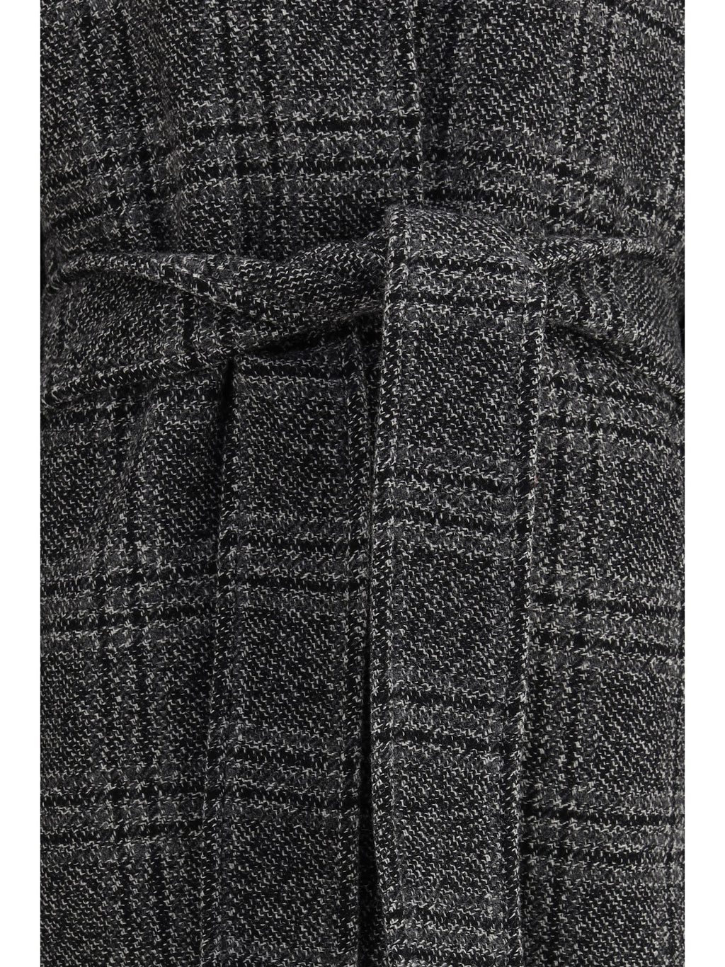 Balenciaga Women Check Long Coat