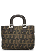 Fendi,  Brown Zucca Canvas Handbag Small, Brown