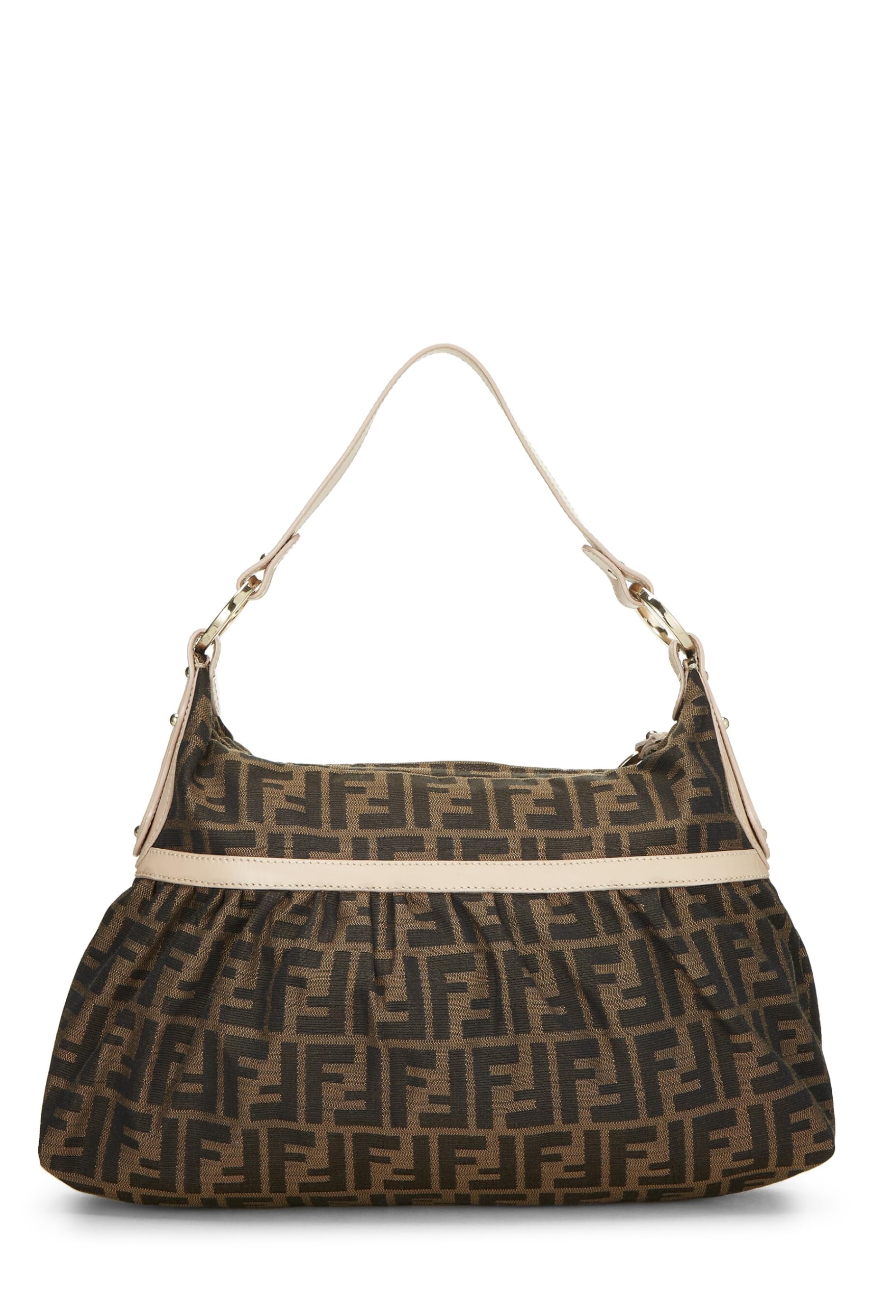 Fendi,  Pink Zucca Canvas Chef Hobo, Pink