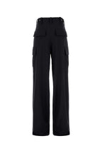 BOTTEGA VENETA Wide Wool Cargo Pants for Women