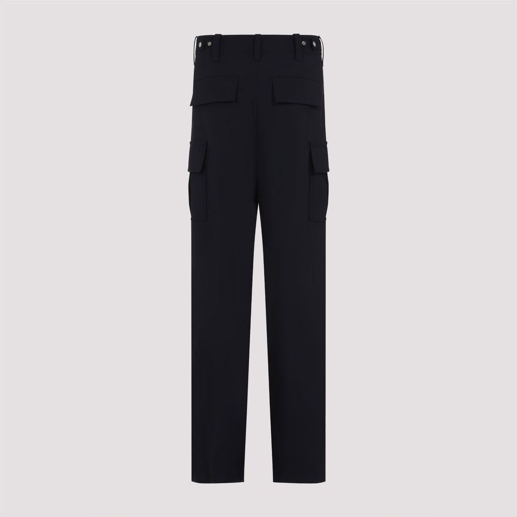 BOTTEGA VENETA Wide Wool Cargo Pants for Women