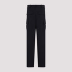 BOTTEGA VENETA Wide Wool Cargo Pants for Women