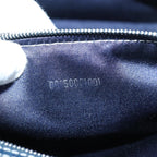 FENDI Zucchino Canvas Mamma Baguette Hand Bag Navy81442