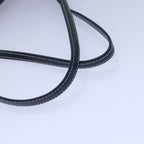 FENDI Zucchino Canvas Mamma Baguette Hand Bag Navy81442