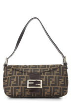 Fendi,  Brown Zucca Canvas Shoulder Bag, Brown