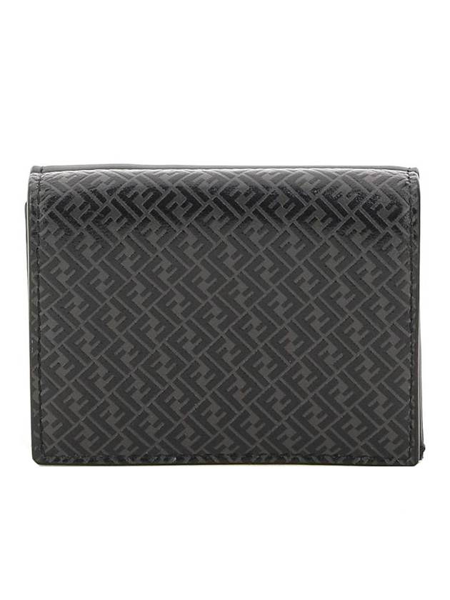 Fendi Micro FF Half Wallet Black
