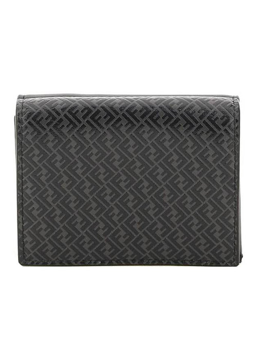 Fendi Micro FF Half Wallet Black
