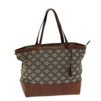 CELINE Macadam Canvas Tote Bag Beige  81619