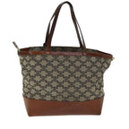 CELINE Macadam Canvas Tote Bag Beige  81619