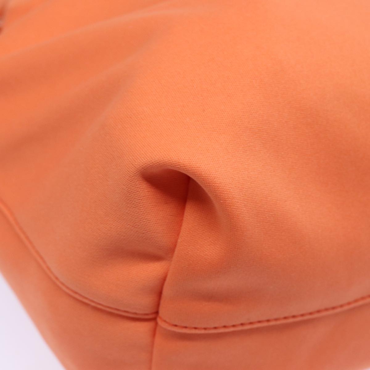 FENDI Mamma Baguette Shoulder Bag Nylon Orange81641