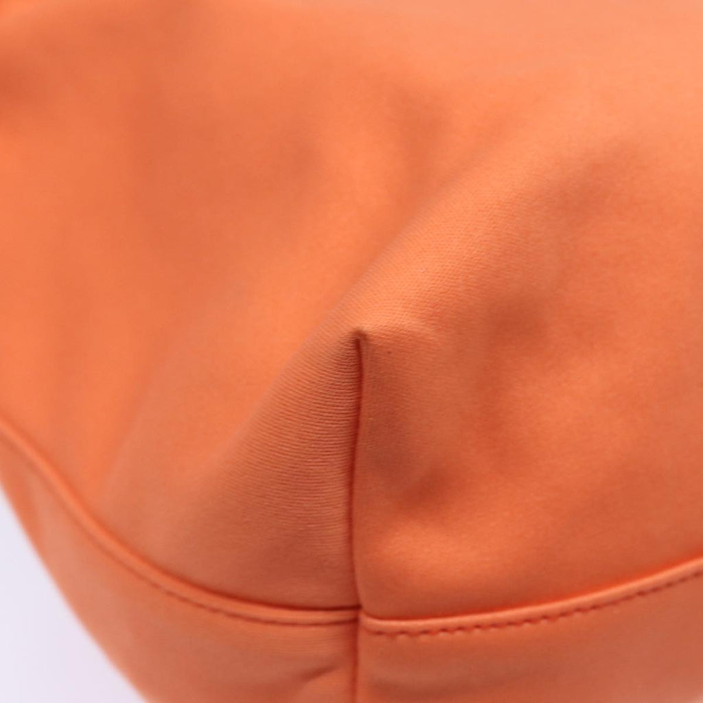 FENDI Mamma Baguette Shoulder Bag Nylon Orange81641