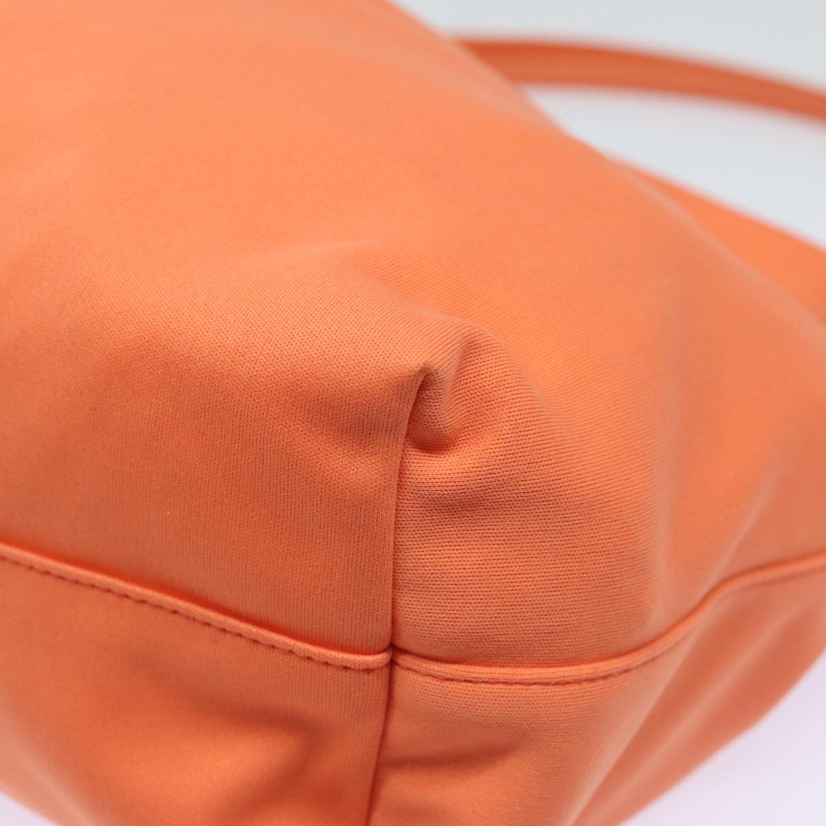 FENDI Mamma Baguette Shoulder Bag Nylon Orange81641