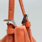 FENDI Mamma Baguette Shoulder Bag Nylon Orange81641