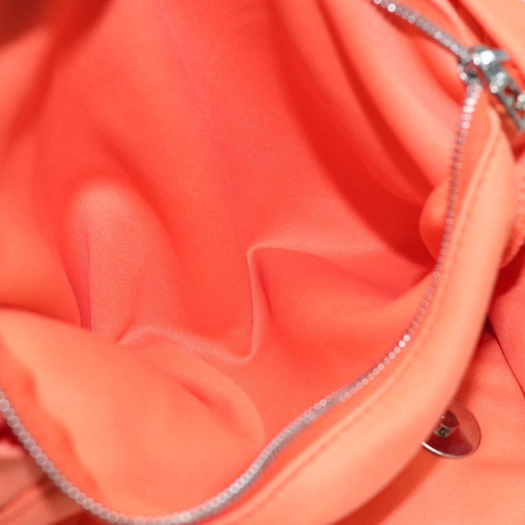 FENDI Mamma Baguette Shoulder Bag Nylon Orange81641