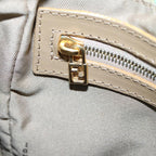 FENDI Zucchino Canvas Mamma Baguette Hand Bag Light Blue 2679581643