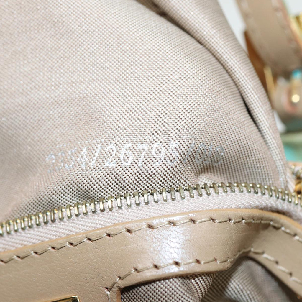 FENDI Zucchino Canvas Mamma Baguette Hand Bag Light Blue 2679581643