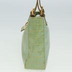 FENDI Zucchino Canvas Mamma Baguette Hand Bag Light Blue 2679581643