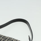 FENDI Zucchino Canvas Mamma Baguette Hand Bag Navy81644