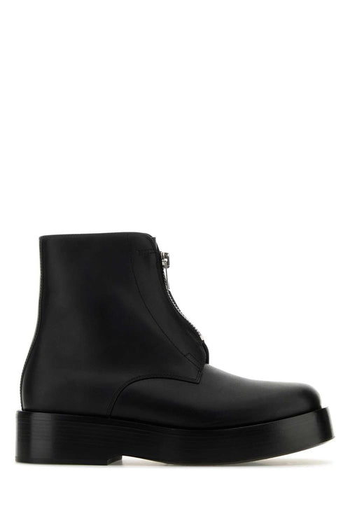 BOTTEGA VENETA Men's Torino Ankle Boots - Zip Leather Style